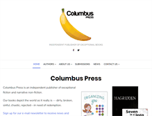 Tablet Screenshot of columbuspressbooks.com